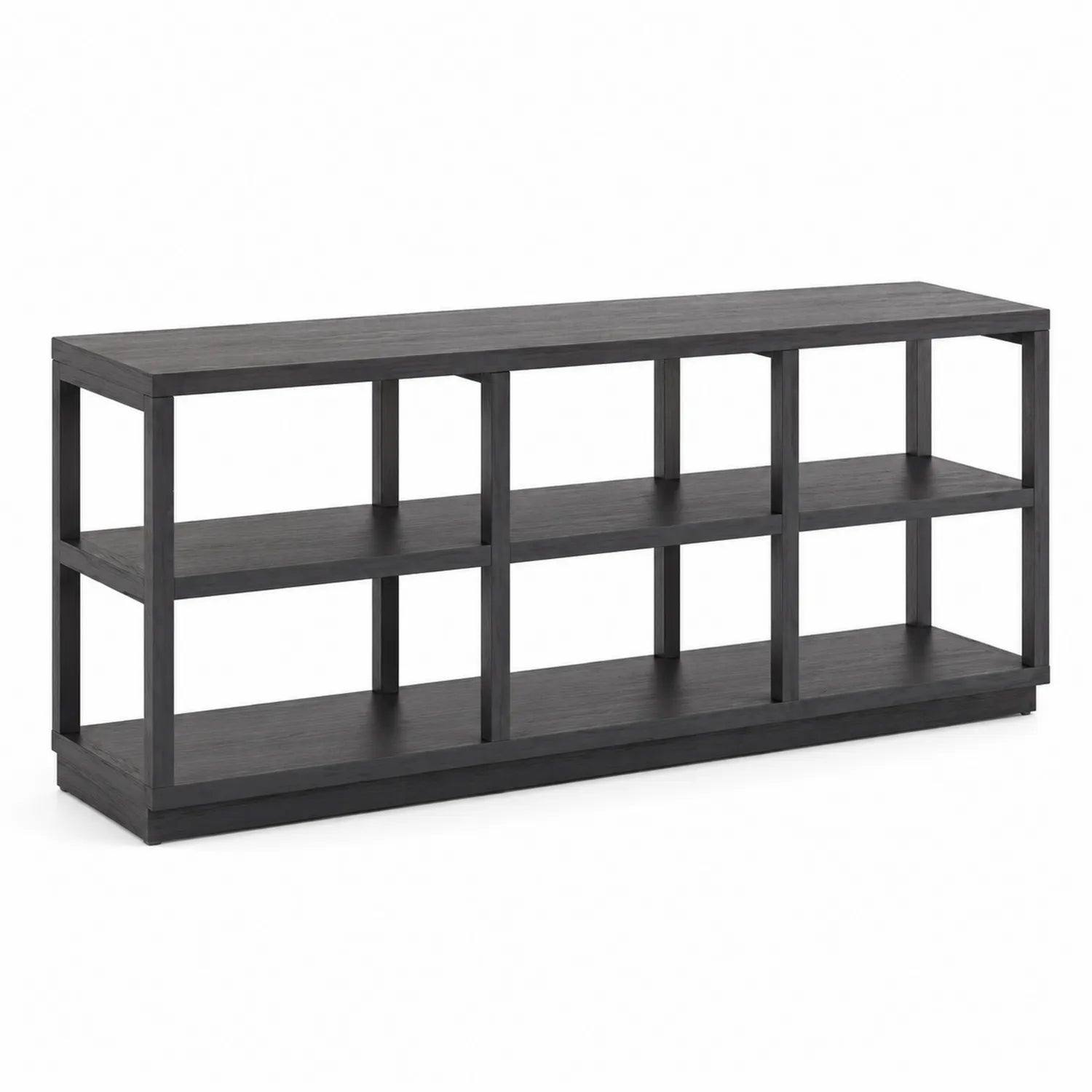 Regal aus MDF Dunkelgrau 120x30x60cm