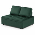 Modularsofa Dunkelgrün Samt 2-Sitzer